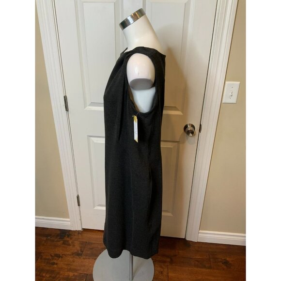 M.M. LaFleur Dark Gray Sleeveless Shift Dress, Size +1 | 1X - Picture 4 of 6